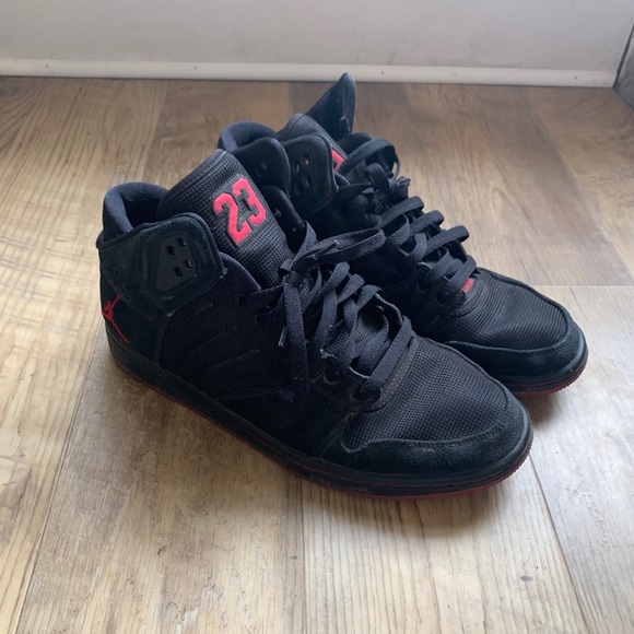 Nike Air Jordan 1 Flight 4 Men’s Black Sneakers Size 11 - Picture 3 of 7